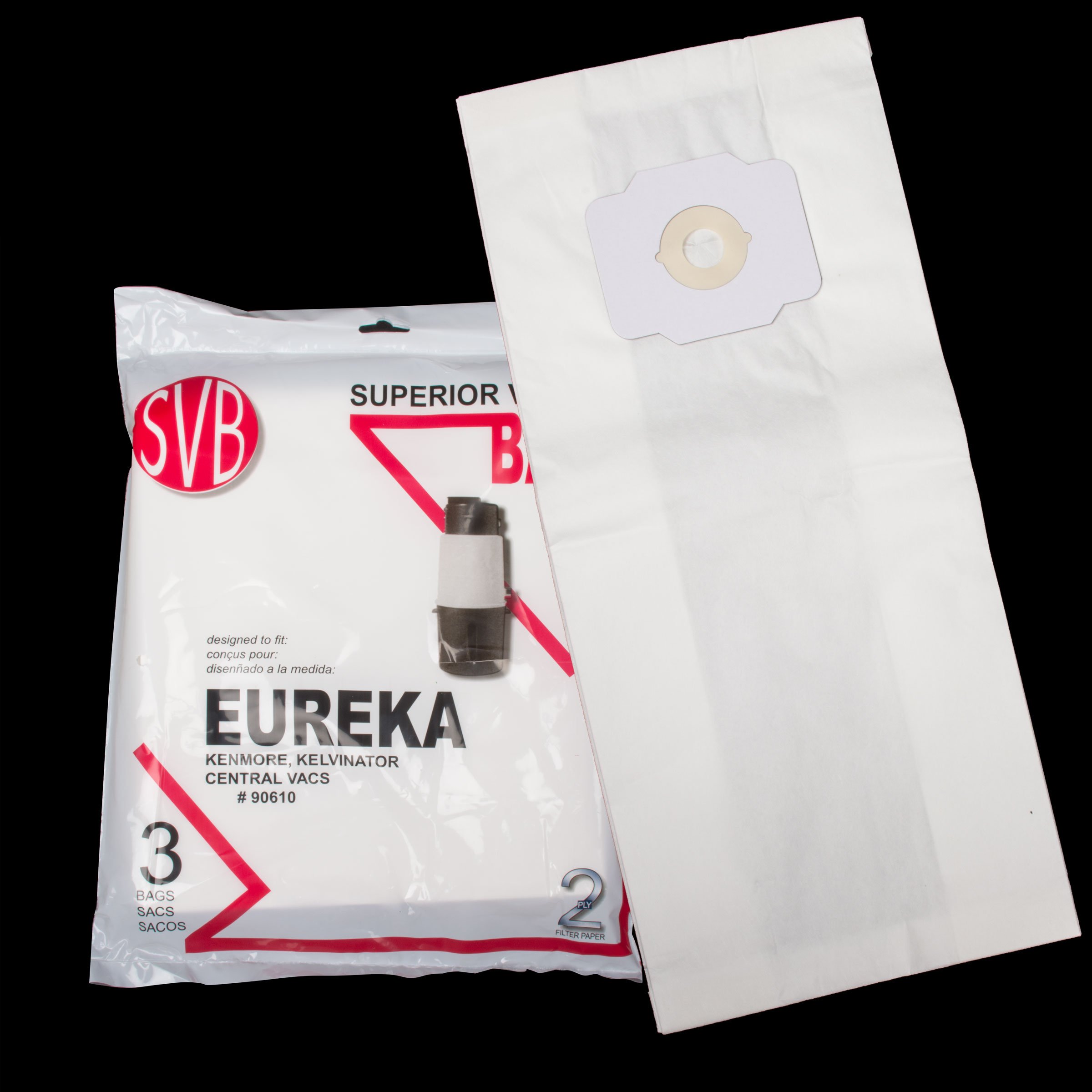BA90610 Central Paper Bag To Fit Beam Eureka Kenmore Mastercraft 4464