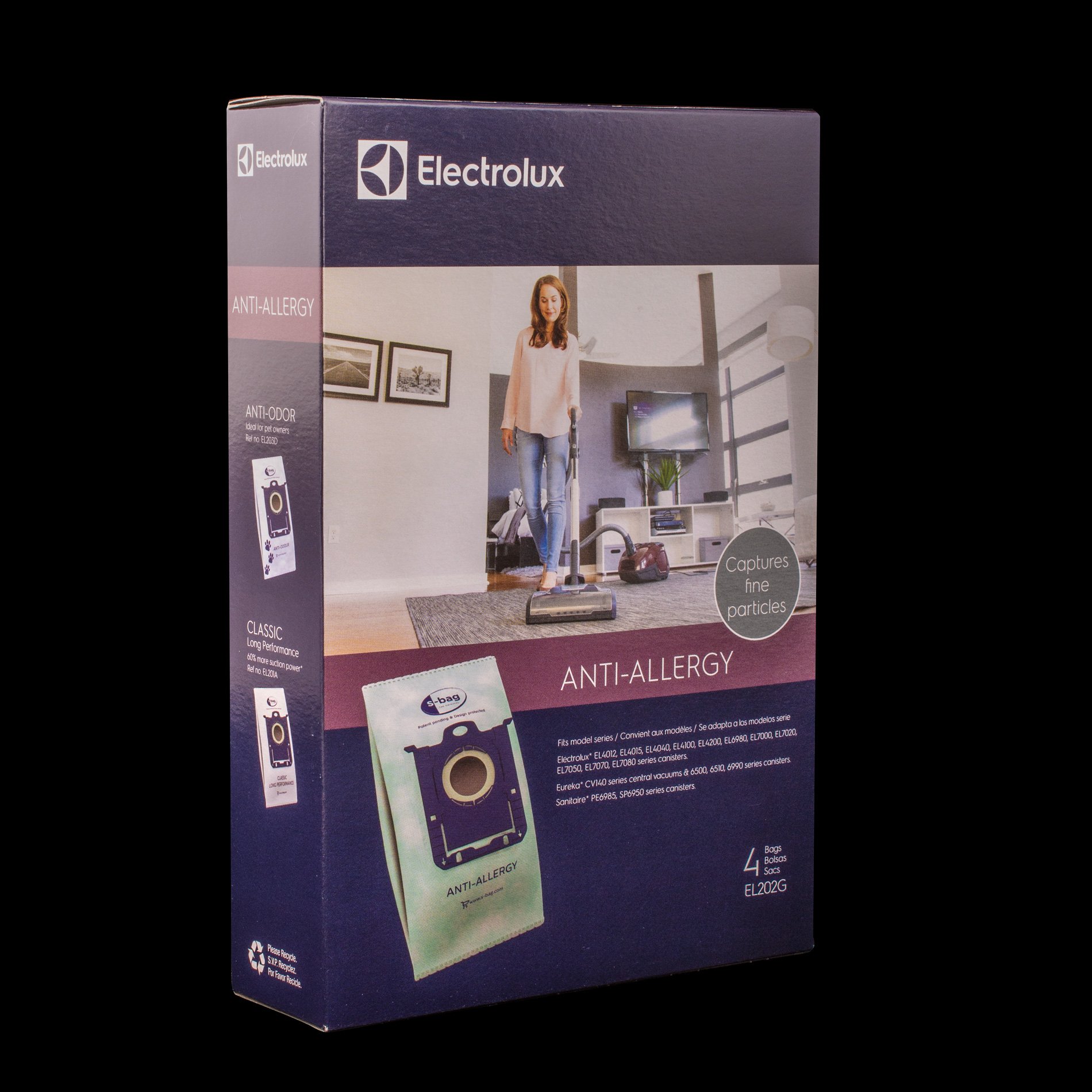 EL202F Electrolux OEM sbag AntiAllergy Synthetic ELECTROLUX