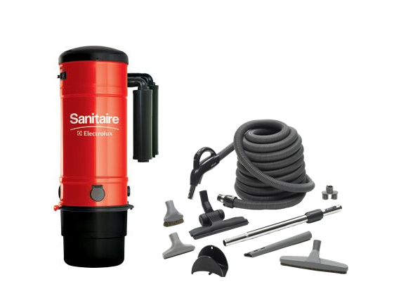Sanitaire Model SC3500A with Deluxe Air Cleaning Kit 30'