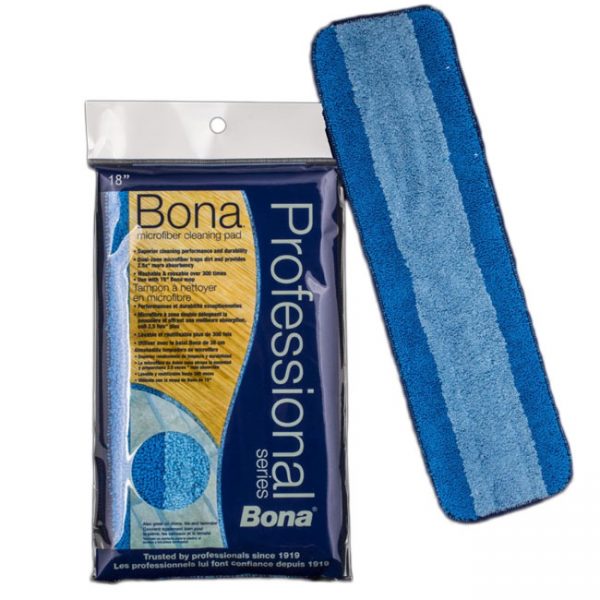 Bona Pro Microplus Mop Cleaning Pad 18" SJ327