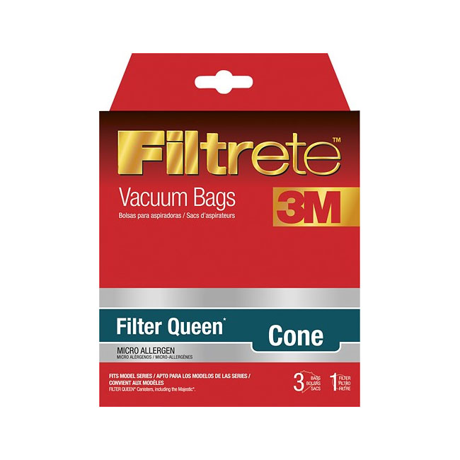 Filter Queen Cone Portable Vacuum Bags68712 Superior Home Systems