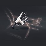 Miele Triflex HX1 – Lotus White – vacuuming with power unit
