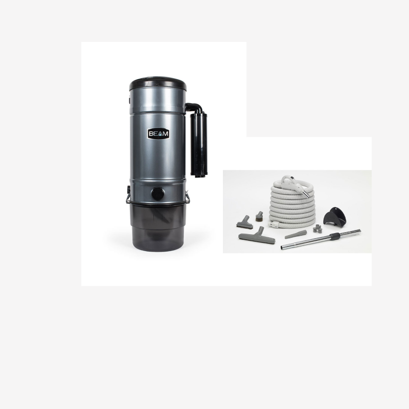 Beam Serenity Central Vacuum model SC398 w/ Deluxe Central Vacuum Bare